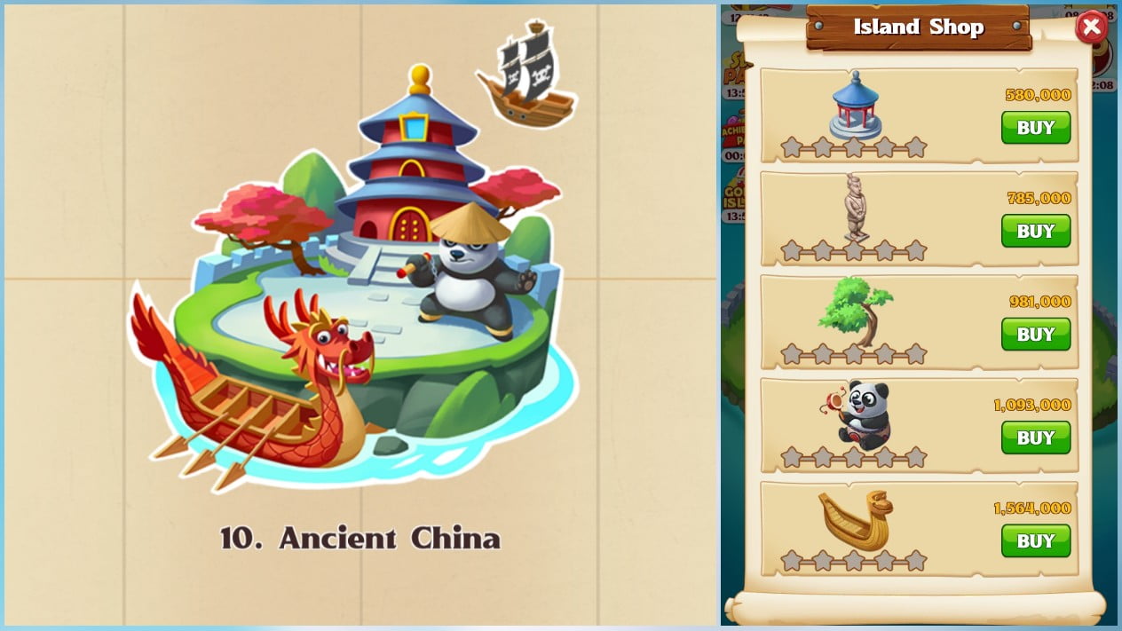 Pirate Master Village List and Cost